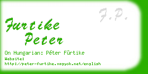 furtike peter business card